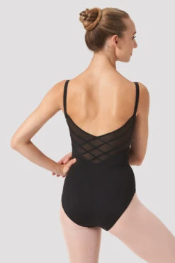 Ladies Allnatt Cross Back Leotard -Pas de Soie Store 023 L8820 BLK 19JULY22