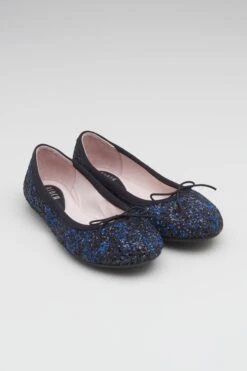 Girls Helia Ballet Flats -Pas de Soie Store BG2052 BLU 2277 c9ec1294 3b18 4559 94c3 362039082d52