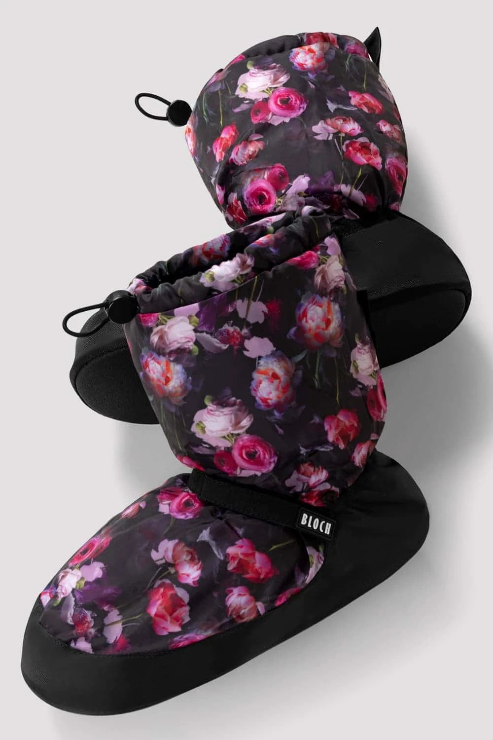 Adult Floral Print Warm Up Booties 2 Adult Floral Print Warm Up Booties - Image 2