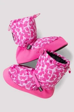 Childrens Confetti Hearts Print Warm Up Booties -Pas de Soie Store IM009BP PNK3 48b3f0be 99df 4ee4 b718 028b3a14ccd9