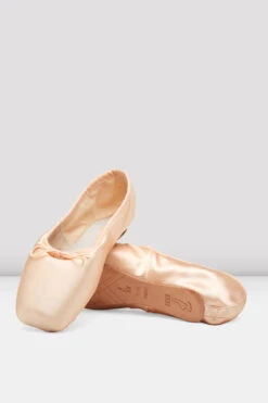 Hannah Long Length Pointe Shoes -Pas de Soie Store S0109L PNK 05