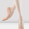 Ladies Dansoft Leather Ballet Shoes