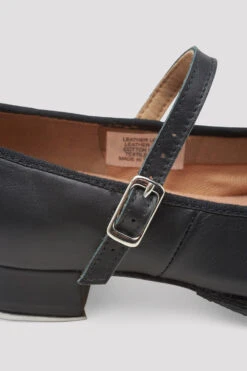 Ladies Tap-On Leather Tap Shoes 16 Ladies Tap-On Leather Tap Shoes -Pas de Soie Store S0302L BLK 09