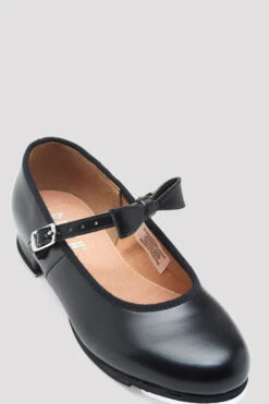 Childrens Merry Jane Tap Shoes -Pas de Soie Store S0352G BLK 09