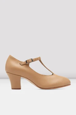 Ladies Roxie Character Shoes -Pas de Soie Store S0375L TAN 02