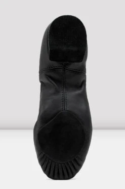 Mens Ultraflex Leather Jazz Shoes -Pas de Soie Store S0423L BLK 06