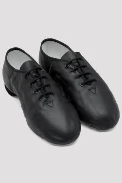 Mens Ultraflex Leather Jazz Shoes -Pas de Soie Store S0423L BLK 08