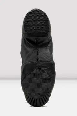 Mens Leather Elasta Jazz Booties -Pas de Soie Store S0499L BLK 06 ace3254e 5b90 4724 a656 6499e5f88eaf