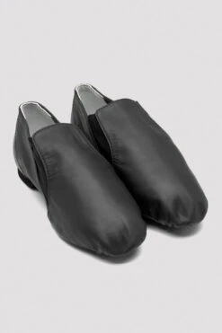 Mens Leather Elasta Jazz Booties -Pas de Soie Store S0499L BLK 07 27f8829e d443 4fb8 aa8f a173f6192727