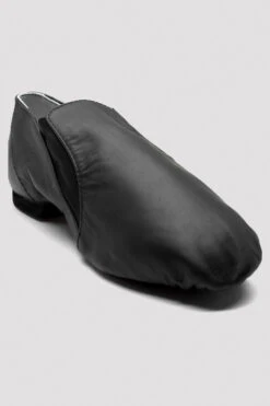 Mens Leather Elasta Jazz Booties -Pas de Soie Store S0499L BLK 08 a52e045c b70e 4ab8 915d a52444ae1596