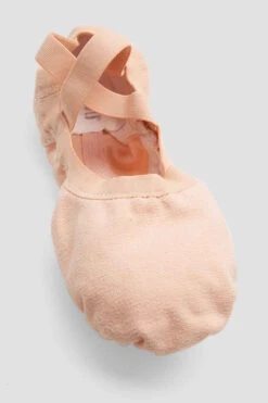 Childrens Pro-Elastic Canvas Ballet Shoes -Pas de Soie Store SZPlYFDM