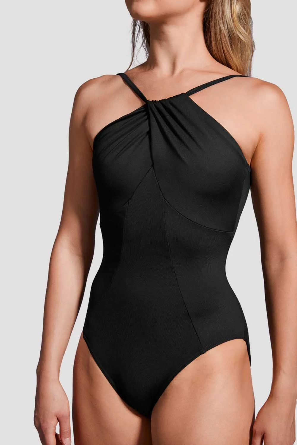 Ladies Mirella Black Label Twist High Neck Leotard 5 Ladies Mirella Black Label Twist High Neck Leotard - Image 5
