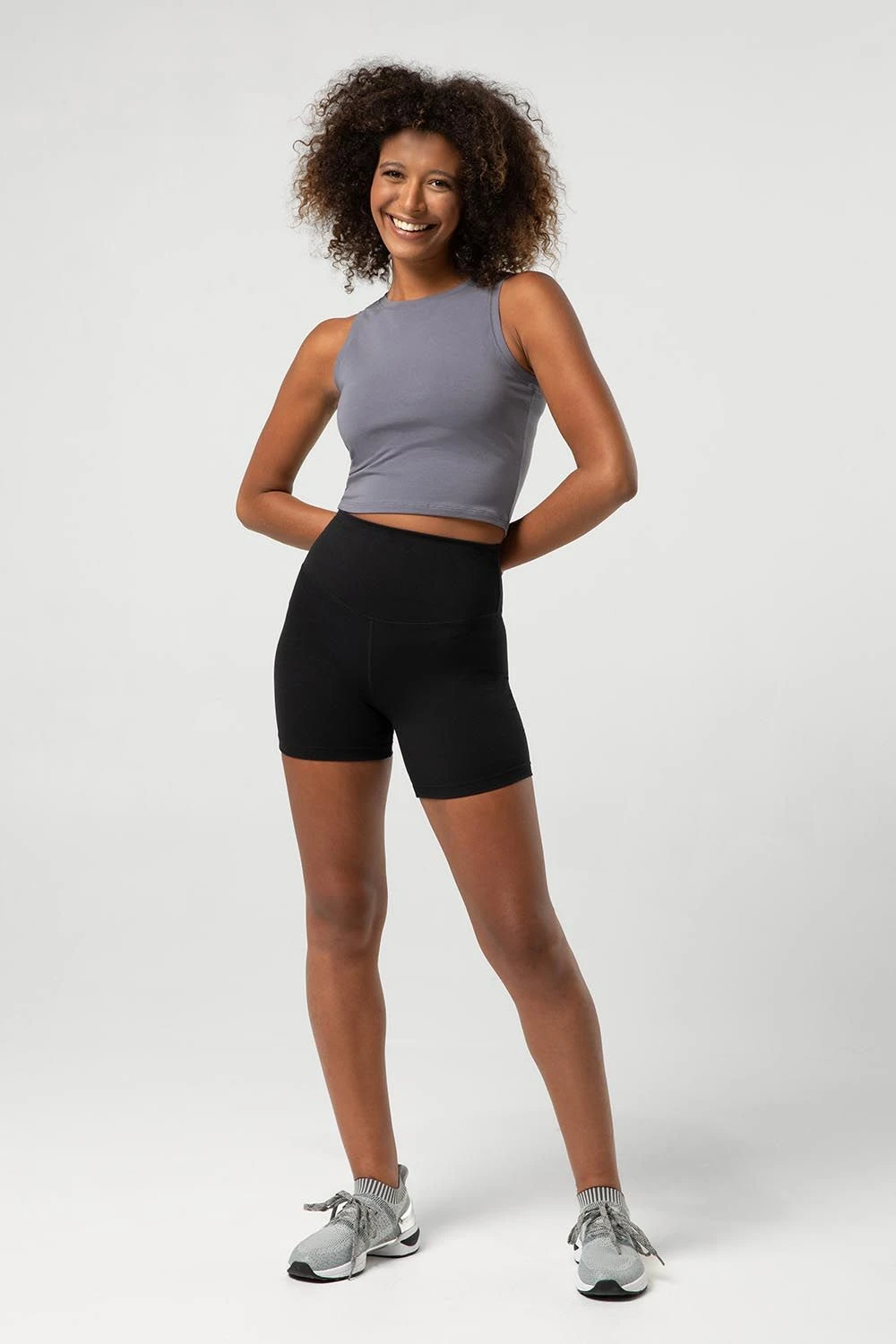 Ladies Heritage Bloch Print Crop Tank 1 Ladies Heritage Bloch Print Crop Tank