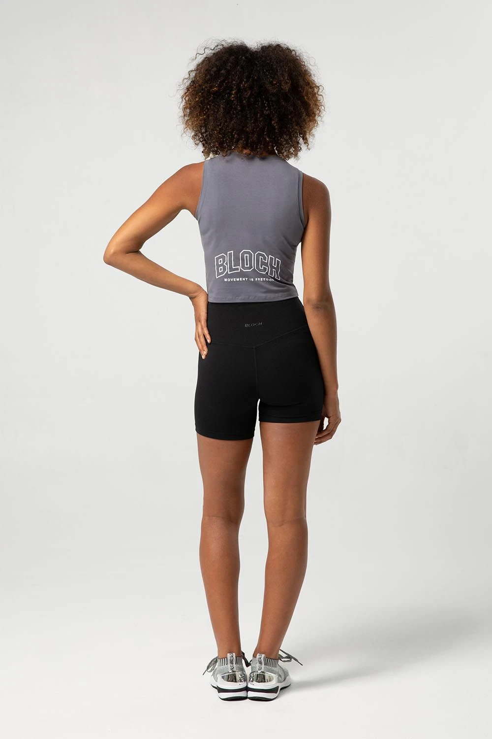 Ladies Heritage Bloch Print Crop Tank 2 Ladies Heritage Bloch Print Crop Tank - Image 2